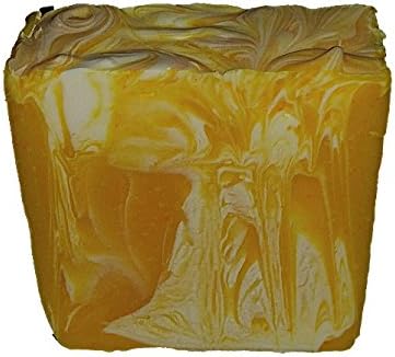 All Natural Lemon Bar Soap made with Lemon Essential Oil and Organic Coconut, Palm, Olive--Huge Bar Cleanser Moisturizer Lather Bathe Bath--Great Kitchen Odor Fighter