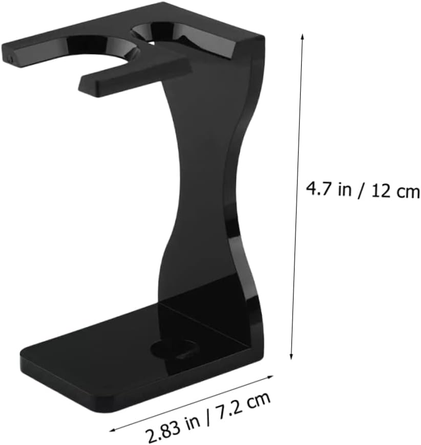 Acrylic Beard Brush Holder Shaving Brush Stand Razor Stand Razor Storage for Convenience