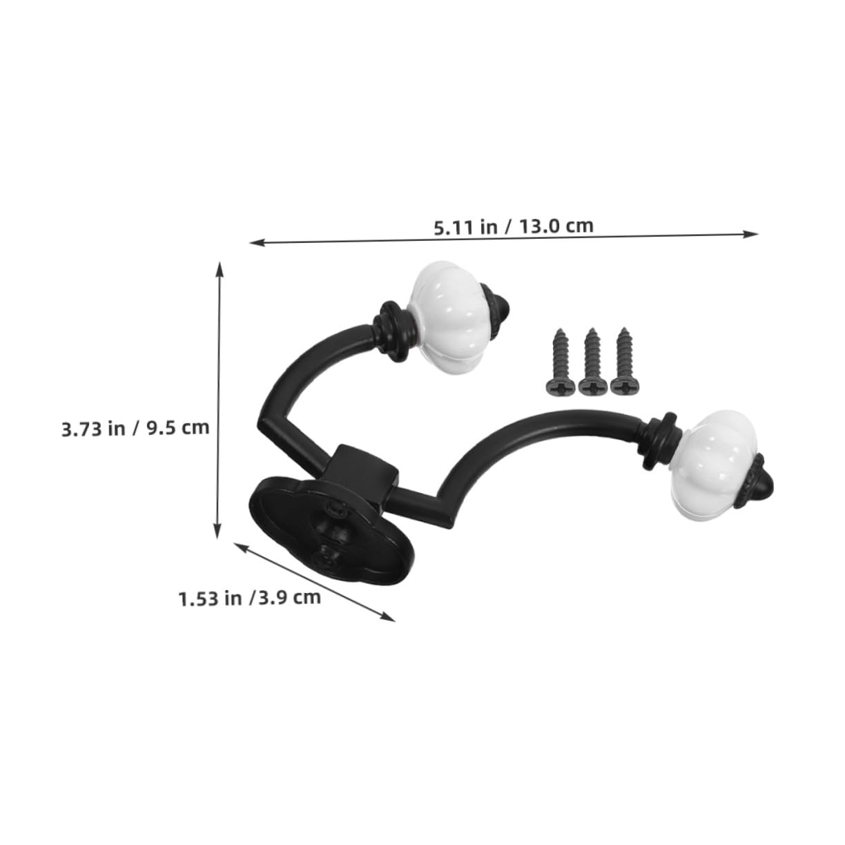 Homoyoyo 5 Piezas Ganchos Vintage de Aleación de Zinc para Pared Doble Gancho Resistente para y Toallas Estilo Retro para Baño Dormitorio y Entrada