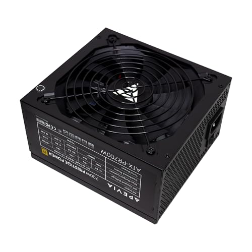 Image of Apevia ATX-PR700W Prestige 700W 80+ Gold Certified, ATX Active PFC, DC to DC Converter Design 135mm Silent Fan, RoHS Compliance, ATX Gaming Power Supply