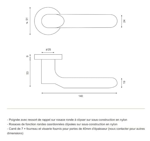 Ständer für Schlafzimmer, Schwarz + Rosette