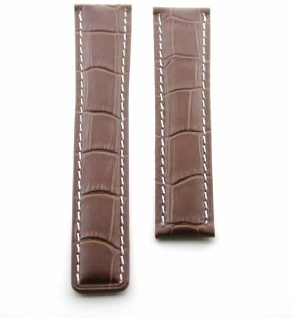 ���U�[�X�g���b�v for Cartier (�J���e�B�G) Tank Deployment 18/20 Brown #1 �����Y �j���p �r���v �E�H�b�`(���s�A��)