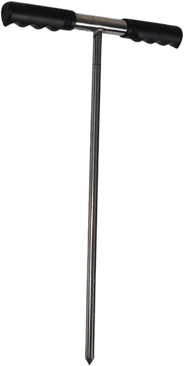 Soil Probe Rod, Stainless Steel 32 to 48inch Adjustable Ground Rod