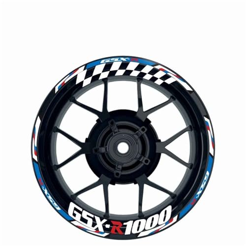 Autocollants de roue Suzuki GSXR 1000 kit bande jante