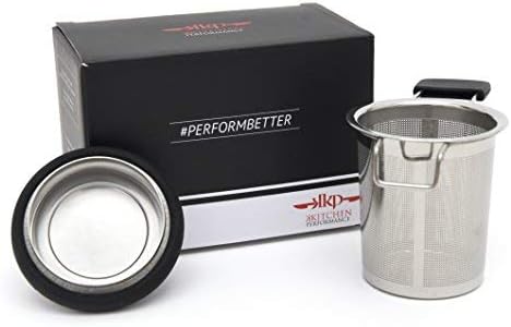 Premium Stainless Steel Spoon Filter Ball Infuser Tea Leaves Mesh Strainer Tea Strainer with Long Handle and Silicone Cover โ Ideal for Cup and Jug โ Fine mesh sieve Perfect for Loose Leaf Tea โ Kitchen Performance