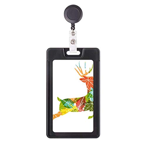 Porte-badge rétractable de Noël élan idée cadeau pour collègue secrétariat