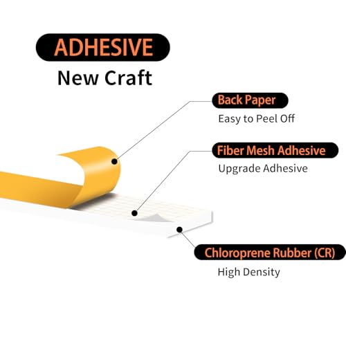 Image of Door Seal Strip,High Density CR Insulation Tape,3 /4 in x 1 /4 in x 13Ft