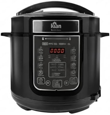 Panela de Pressão Elétrica Kian PPE-102 Capacidade 6 Litros Silen...