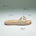 Scholl PESCURA Flat sand - Zuecos adultos unisex, Beige (sand), 43