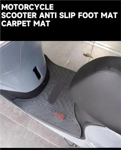 Repose-pieds scooter SYM Fiddle 4 tapis caoutchouc noir antidérapant