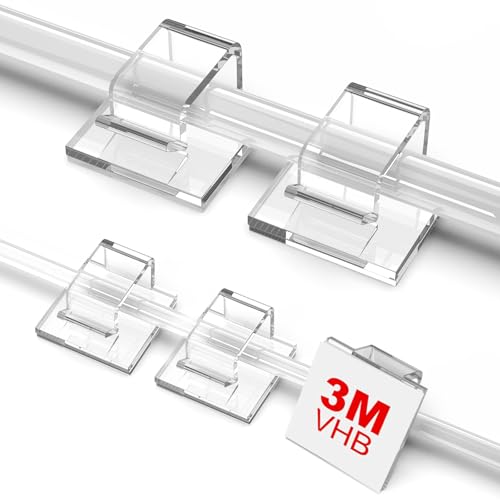 TidyHelper 105 PCS Christmas Light Clips (Small & Large), Adhesive