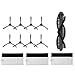 Andifany 15 Pc Nouveau 1 X Brosse Principale 3 X Filtres Hepa 3 X Eponge +8 X Brosses Laterales pour Ilife A4S Robot Aspirateur Pieces Detachees Ilife A4S
