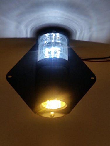 Pactrade Marine Waterproof Led Combo Masthead Deck Light For Sailboat Boats Up To 12M, G4 Type Bulb And Led Type #TOP5