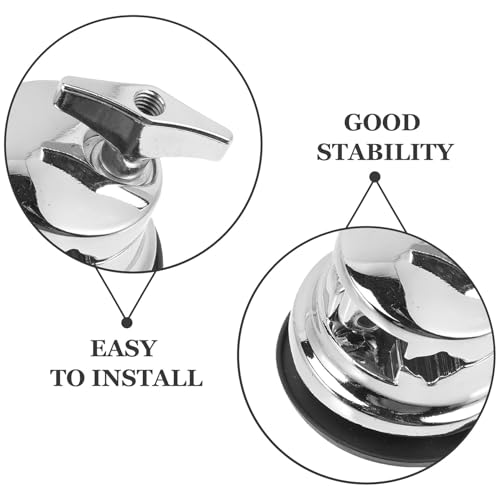 Base metálica para montaje de patas de tambor 2pcs miniatura 4