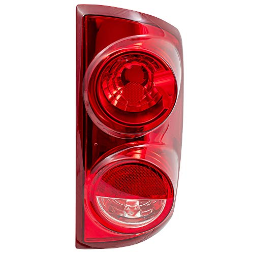 Brock Aftermarket Replacement Passenger Right Tail Light Unit Compatible With 2007-2009 Dodge Ram #TOP1