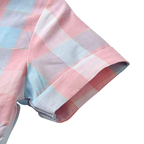 Macaquinho de bebê recém-nascido com babador branco xadrez e gravata