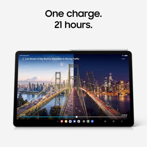 Image of Samsung Galaxy Tab S12+, 12.6-inch Dynamic AMOLED 2X Display, 12GB RAM, 256GB Storage, Wi-Fi, Quad Speakers, Hexagonal S Pen Included, Gray, AI Enabled