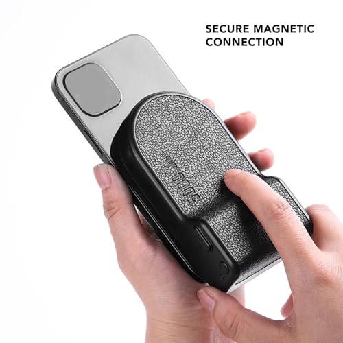 Uchwyt Migawki Aparatu W Smartfonie, Magnetyczny Klips do Telefonu, Uchwyt Aparatu z Odłączanym Bezprzewodowym Pilotem Bluetooth, Szybkie ładowanie 15 W, Akumulator 5000 MAh