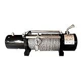 Control remoto dual: este cabrestante inalámbrico viene con un control remoto inalámbrico y un control remoto manual. La operación es sencilla y segura. Puede usar el control remoto inalámbrico para operar el cabrestante en cualquier lugar dentro de un radio de 45 pies