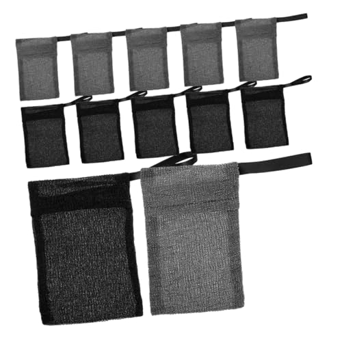GRADENEVE De Bolsa De Jabón De Malla Pouches Para Jabón De Barra Bolsa De De Jabón Portátil Ideal Para Baño y Limpieza Facial 6pcs + 6pcs