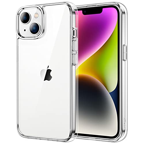 JETech Case for iPhone 14 Plus 6.7-Inch, Non-Yellowing Shockproof Phone Bumper Cover, Anti-Scratch Clear Back (Clear) by JETech - Used condition - US$7.40