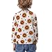 MZERSE Soft Kids Crew Neck Pullover Spaghetti Italian Food, Long Sleeve Sweatshirt for All Seasons, 8-10Y