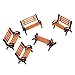Produktbild 5pcs 1:75 Bank-Gartenbank Miniatur für die Puppenstube
