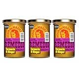Agua de Madre Fresh Tea Infusion (Turmeric & Ginger), Fermented Fruit Drink with Immune Supporting Vitamin C, Low Calorie, Vegan, No Artificial Sweeteners, Pack of 3