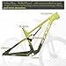 Softtail Bike Frame 29er Carbon Suspension Mountain Bike Frame15'' 17'' Thru Axle 148mm Disc Brake Enduro Bike Frames(Black Gray,29''x17'')