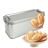 Solution de stockage améliorée : le couvercle hermétique de ces boîtes métalliques garantit aucune entrée d'air, répond aux exigences de stockage à sec et prolonge la durée de conservation des aliments. Une option fiable pour des céréales, des noix ou des fruits secs dans la cuisine domestique.