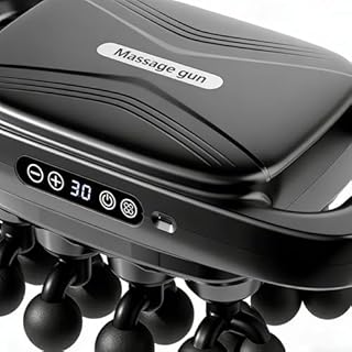 Massaggiatore elettrico per il corpo, dispositivo muscolare profondo dei, macchina massaggiante elettrica silenziosa, recupero rilassamento portatile per uomini, donne, adulti, casa, viaggi