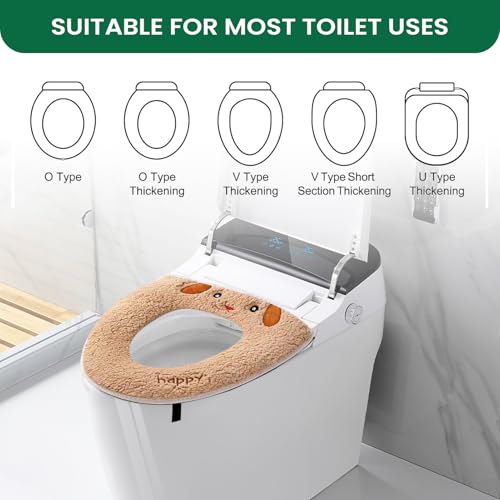 Calentador suave lavable de asiento de váter con conexión USB 6
