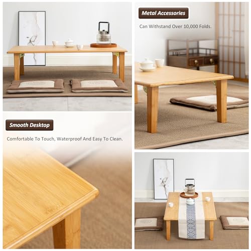 Table d'appoint de chambre pliable pour optimiser l'espace, plateau imperméable sécurisé