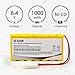 Coonyard (2-Pack) 8.4V 1000mAh Ni-CD Battery Pack with Standard Tamiya Connector and USB Charger for RC Cars Trucks Tanks Electric Toys Lighting