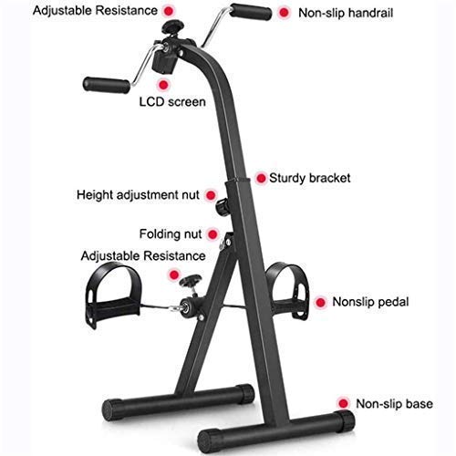 Ejercitador portátil plegable para piernas y brazos con monitor LCD miniatura 3