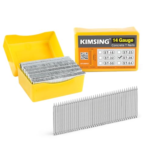 KIMSING 14 Gauge 1-1/2 Inch Concrete Nails