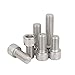 Stainless Steel Allen Bolt Socket Head Cap Screws Fully Threaded M3 M4 M5 M6 M8 Extra Long 55mm To 300mm(60mm,M4 20pcs)