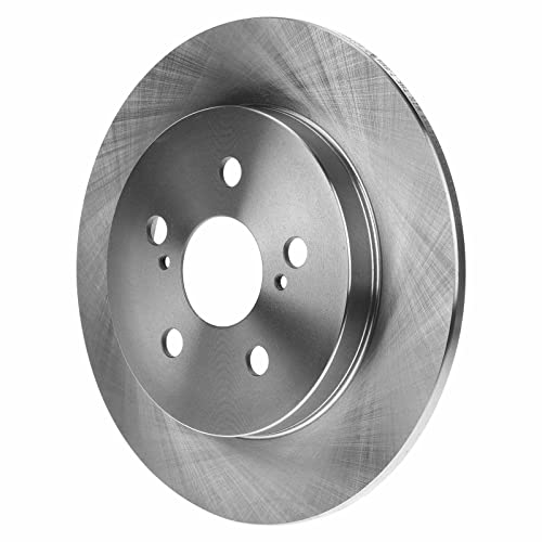 A-Premium 10.20 Inch (259Mm) Rear Solid Disc Brake Rotors Compatible With Select Lexus, Pontiac And Toyota Models - Corolla, Matrix, Prius, Prius Awd-E, Plug-In, Prius Prime, Ct200H, Vibe, 2-Pc Set #TOP1