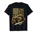 Camo American Flag Usa Camouflage Proud Army Monster Truck T-Shirt