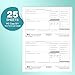 W2 Forms 2025 with Envelopes, 6 Part Kit, 25 Employee of Laser W2 Tax Forms 2025, 25 Self Seal Envelopes, W-2 Forms for 2025 Compatible with Accounting, Includes 3 W3 Forms