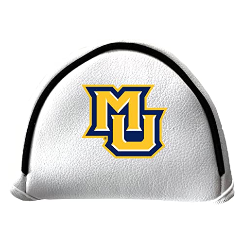 Team Golf NCAA Putter Cover - Mallet White, Fits Most Mallet Putters, Easily Slips on and Secures with Velcro Closure