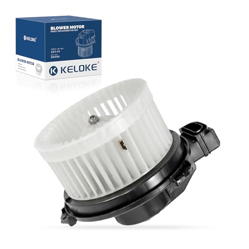 Image of KELOKE Front HVAC Heater Blower Motor Fan Compatible with Subaru | Forester 2019-2023, WRX 2022-2024, with Fan Cage, Replace# 700339 72223FL010 BM10101C