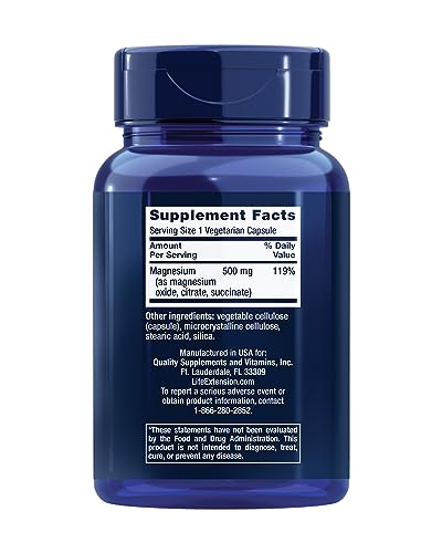 Life Extension 01459 Magnesium Caps, 500 Mg thumb #1
