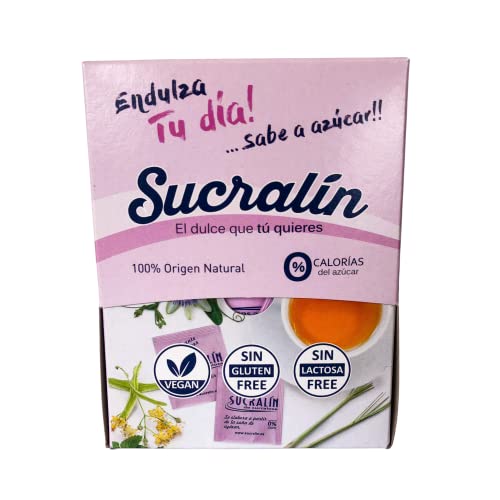 SUCRALIN® – Edulcorante Sucralosa Box 300 Sobres | Linéa Farma |100% Origen Natural | El Sustituto del azúcar | Sabe a azúcar | 0% calorías |