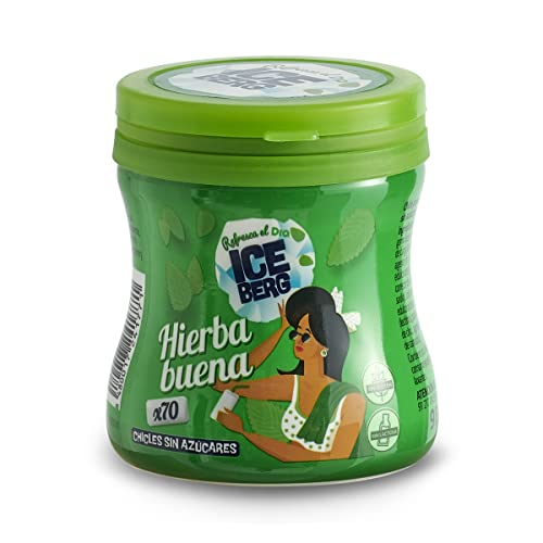 DIA ICEBERG chicles de hierbabuena bote 98 gr