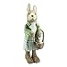Northlight 20.25" Easter Bunny Rabbit Spring Figure with Egg Basket