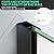 34"×72" Fixed Glass Shower Panel, Bathroom Shower Doors 5/16"(8mm) Thick Clear Tempered Glass Panel, Matte Black Frameless Shower Door