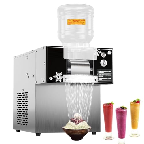 Máquina para Hacer granizados de Hielo, Comercial, con Forma de Copo de Nieve, 132 lb/24 h, para mostrador, eléctrica, para Snack Bar, Velocidad Ajustable, L