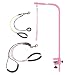 Grooming Arm with Clamp (36" Adjustable Arm-PINK) and Dog Grooming loop + TWO FREE No Sit Haunch Holders