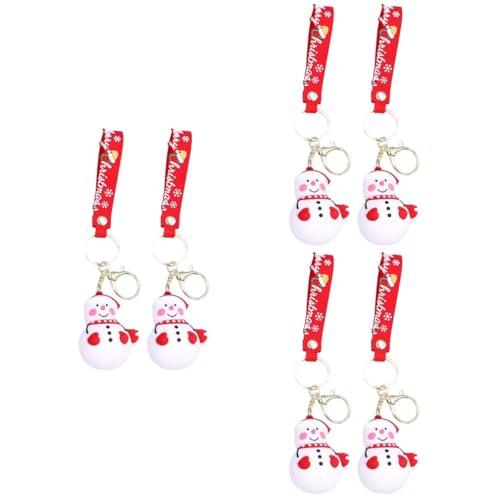 DEARMAMY 3 Juegos Llavero Navideño Delicado Bolso Colgante Precioso Llavero De Navidad Bolso Colgante De Adorable Llavero Colgantes Decorativos Para Bolsos Metal 2 Piezas * 3